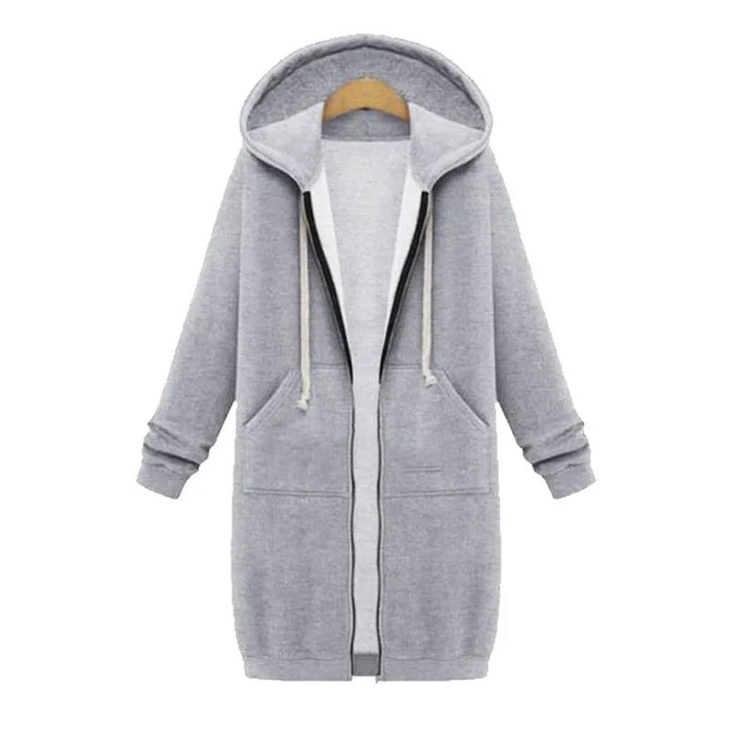 JODIMITTY 2021 Autumn Winter Casual Women Long Hoodies Sweatshirt Coat Zip Up Outerwear Hooded Jacket Plus Size Outwear Tops
JODIMITTY 2021 Autumn Winter Casual Women Long Hoodies Sweatshirt Coat Zip Up Outerwear Hooded Jacket Plus Size Outwear Tops