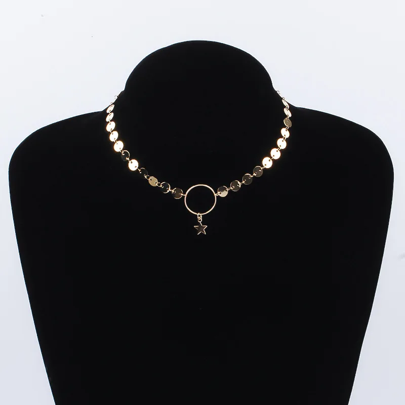 Creative Star Choker Necklace Charms Gold Silver Color Clavicle Chain Choker Necklaces for Women Fashion Neck Jewelry XL230
Creative Star Choker Necklace Charms Gold Silver Color Clavicle Chain Choker Necklaces for Women Fashion Neck Jewelry XL230