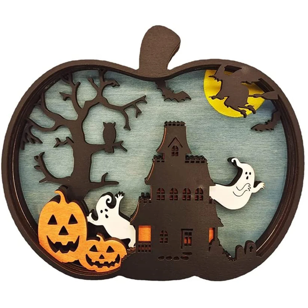 Halloween Pumpkin Figurine Lamp Creative Lighting Ornaments Family Multicolor Wood Creativity Thanksgiving Decoration
Halloween Pumpkin Figurine Lamp Creative Lighting Ornaments Family Multicolor Wood Creativity Thanksgiving Decoration