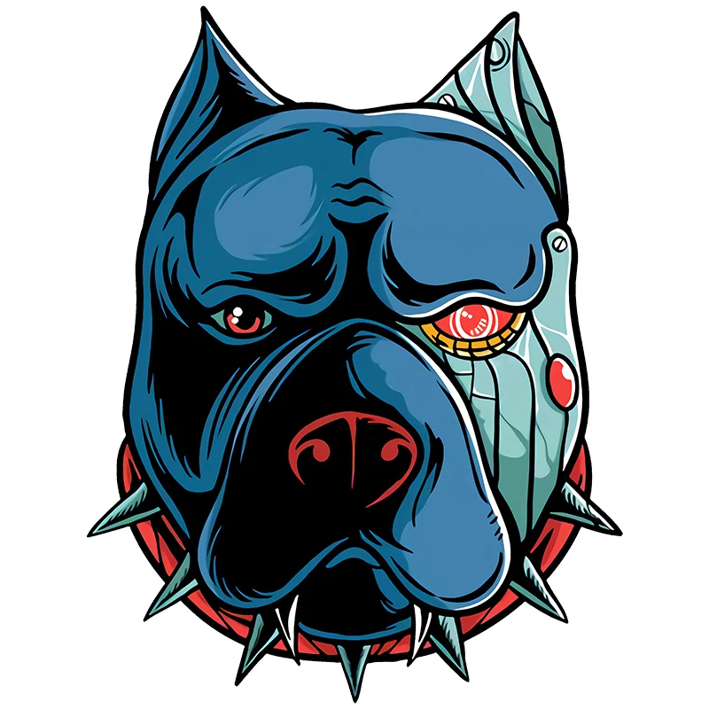 JuYouHui Exterior Accessories Decal RuleMylife Pitbull Robot Stickers Robot Dog Cartoon Creativity Decals Car Decoration
JuYouHui Exterior Accessories Decal RuleMylife Pitbull Robot Stickers Robot Dog Cartoon Creativity Decals Car Decoration