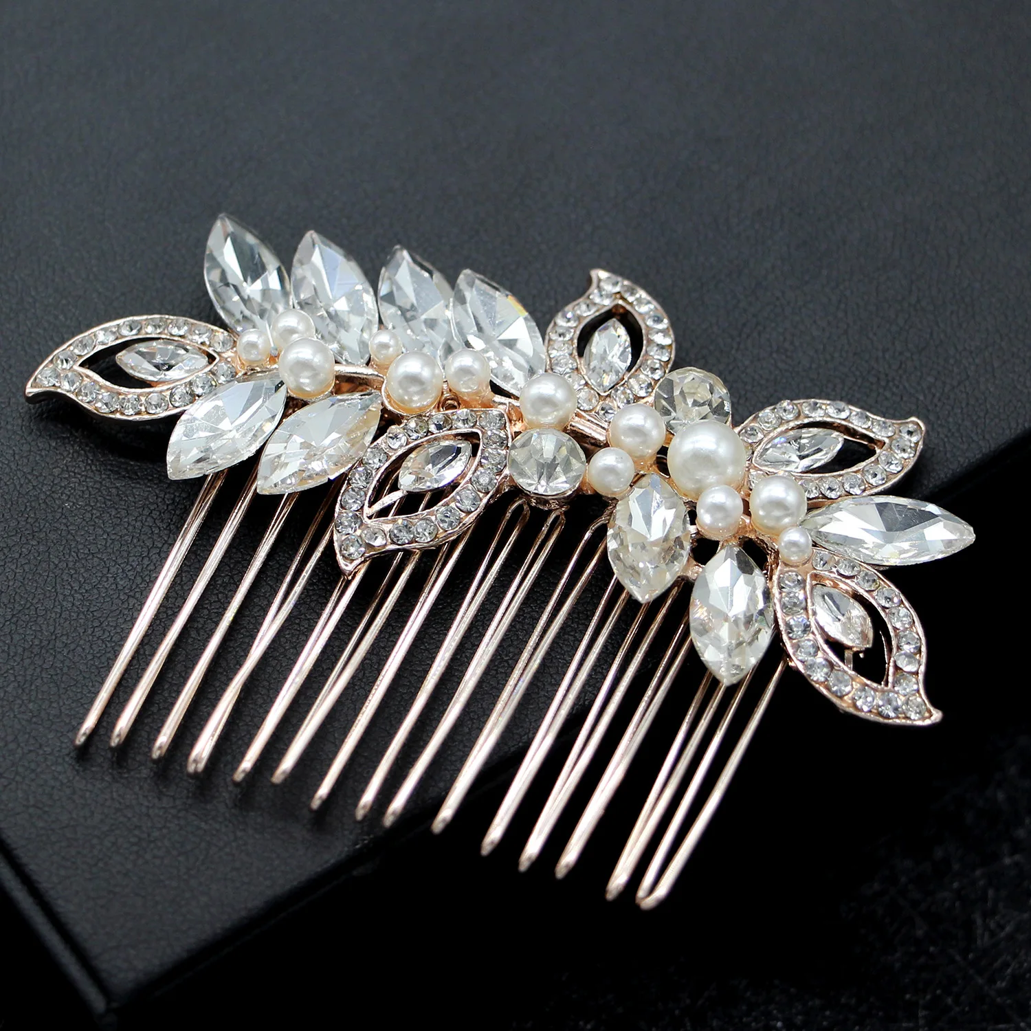 Rhinestone Leaf Hair Insert Combs Wedding Party Date Side Comb Hair Styling Accessories Gift for Women & Girls EA
Rhinestone Leaf Hair Insert Combs Wedding Party Date Side Comb Hair Styling Accessories Gift for Women & Girls EA
