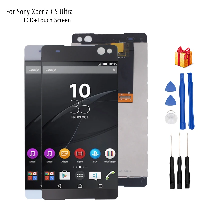 Оригинальный ЖК дисплей для SONY Xperia C5 сменный сенсорный экран E5506 E5533 E5563 E5553