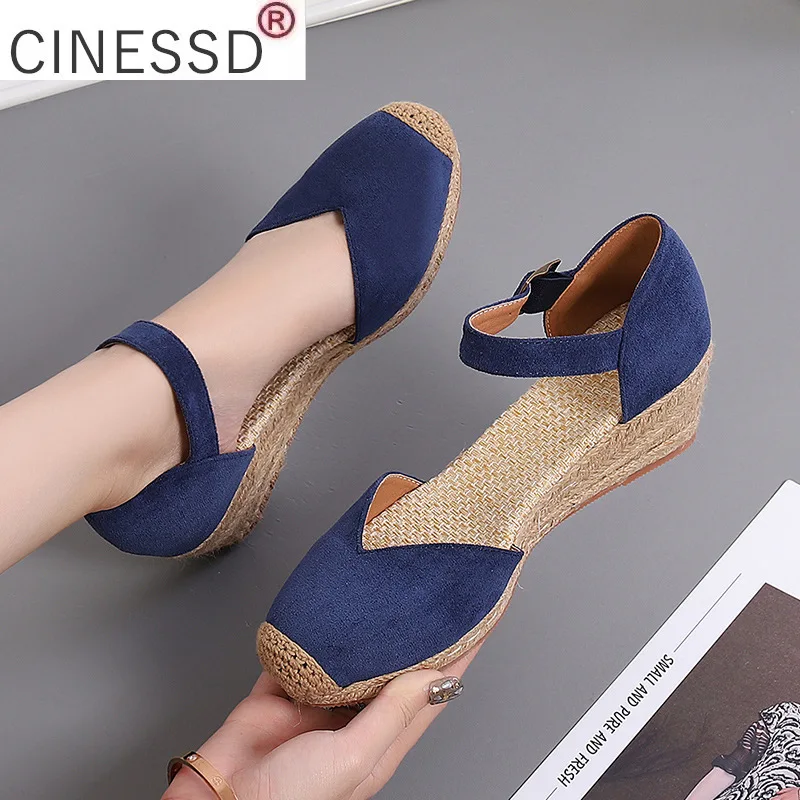 Espadrilles Wedge Sandals Shoes For Women Summer Canvas High Heels Platform Rope Sandals Fisherman Shoes Woman
Espadrilles Wedge Sandals Shoes For Women Summer Canvas High Heels Platform Rope Sandals Fisherman Shoes Woman