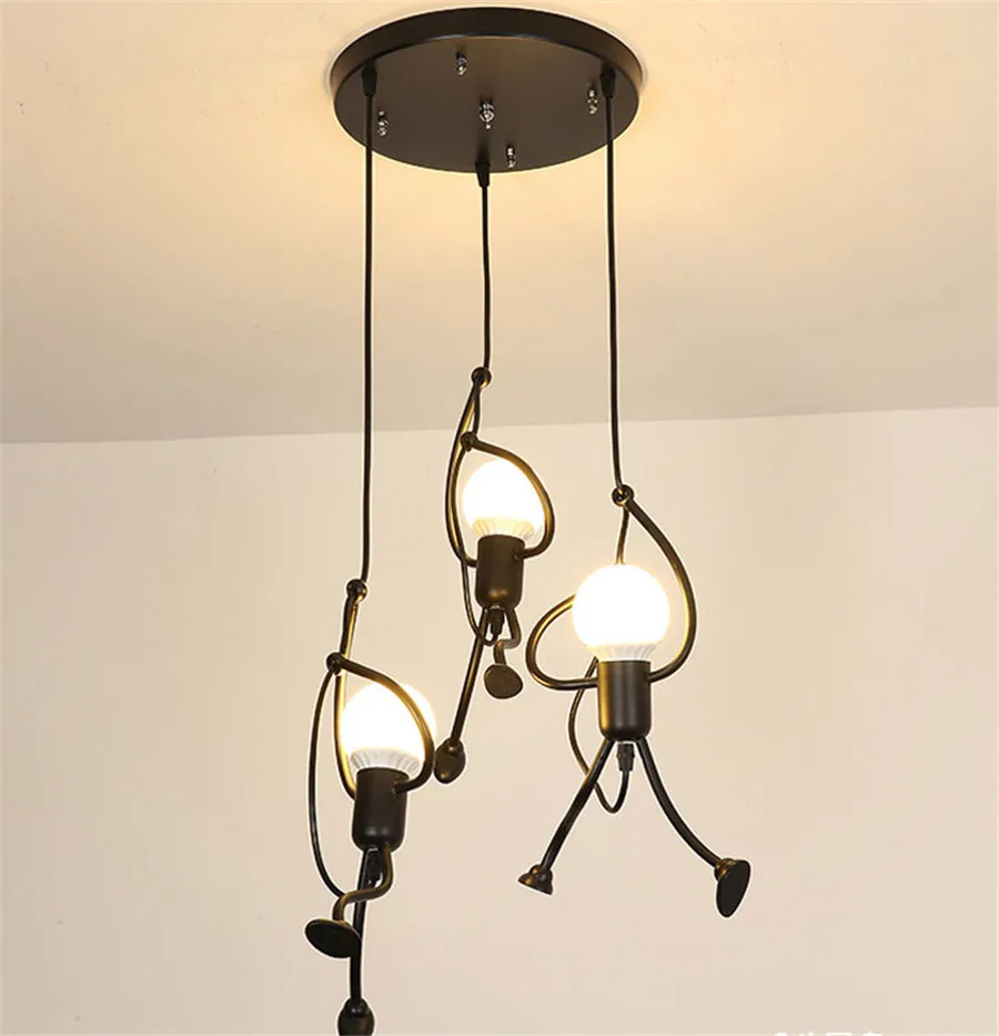 Creative Little Man Pendant Lights Metal Cord Pendant Lamps Climbing Pendant Lamp For Kids Children Room Hanging Lamp
Creative Little Man Pendant Lights Metal Cord Pendant Lamps Climbing Pendant Lamp For Kids Children Room Hanging Lamp