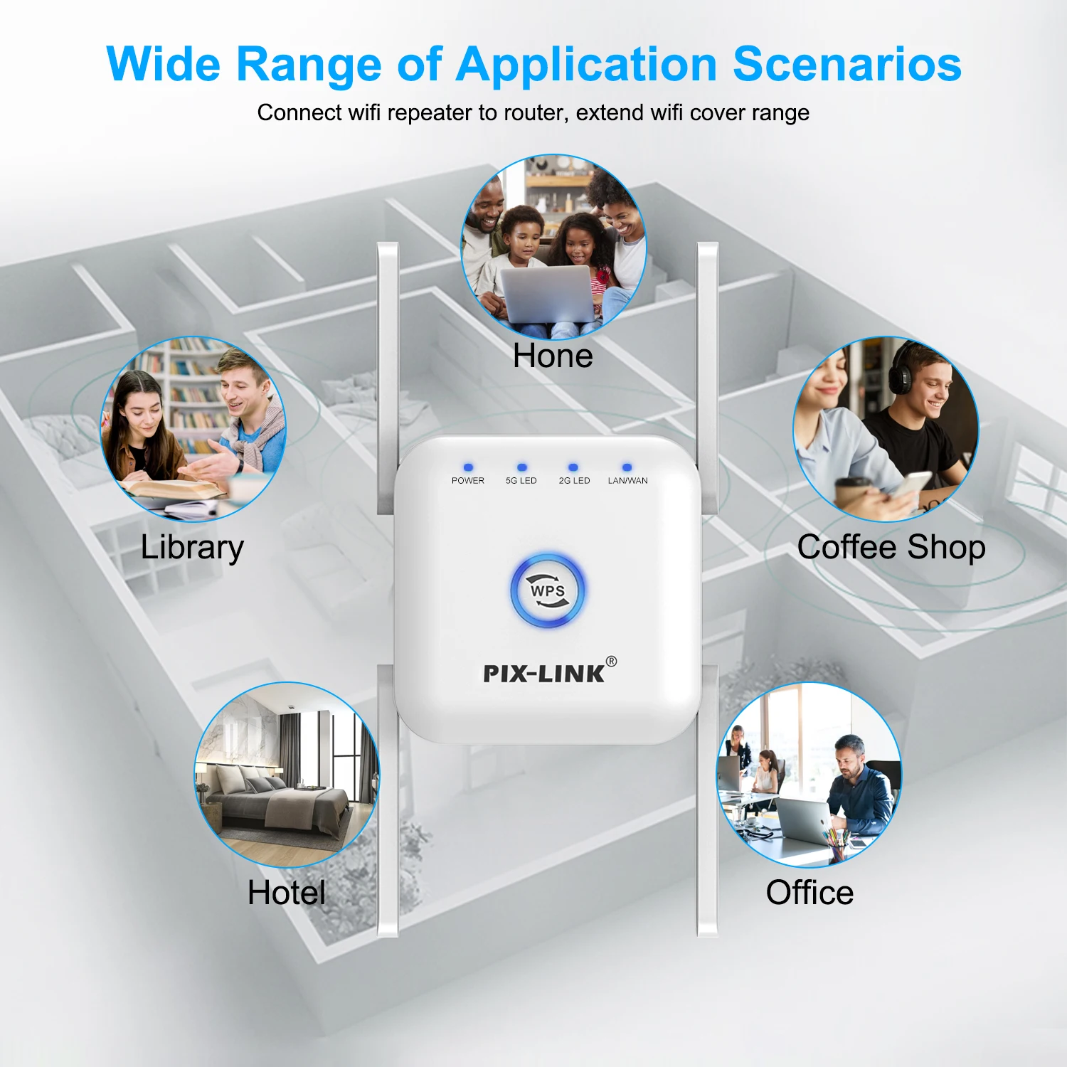5Ghz Wireless WiFi Repeater Wi Fi Booster 2.4G 5G Wi-Fi Amplifier 1200 Mbps Access Point 5 ghz Signal WiFi Long Range Extender
5Ghz Wireless WiFi Repeater Wi Fi Booster 2.4G 5G Wi-Fi Amplifier 1200 Mbps Access Point 5 ghz Signal WiFi Long Range Extender