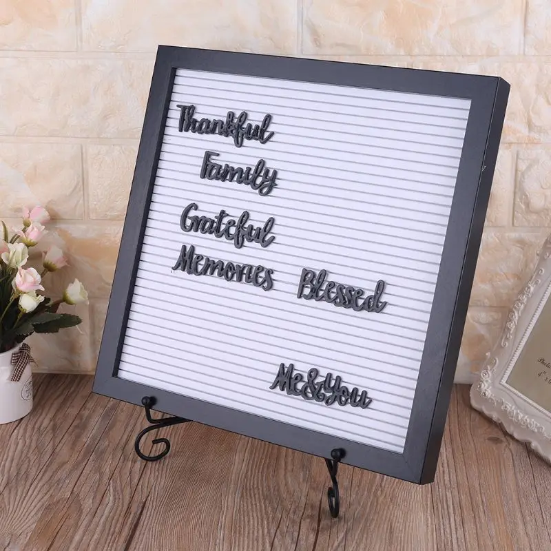 12x12 Inch Felt Letter Board with Frame Precut Letters Picture For Hangers Wall Decor 
12x12 Inch Felt Letter Board with Frame Precut Letters Picture For Hangers Wall Decor