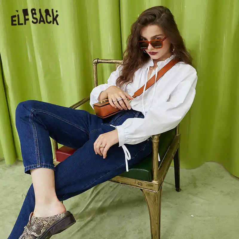 ELFSACK однотонная однобортная повседневная женская рубашка из минималистичного хлопка 2021 летняя винтажная Корейская Женская Базовая Повсед...
ELFSACK однотонная однобортная повседневная женская рубашка из минималистичного хлопка 2021 летняя винтажная Корейская Женская Базовая Повсед...