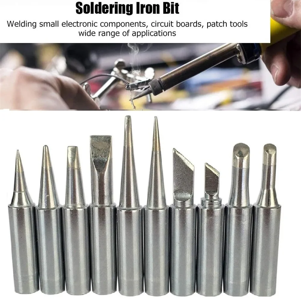 10X 900M Soldering Iron Tips For HAKKO 936,937,907 Atten, Quick, Aoyue, Yihua Diamagnetic Copper Soldering Iron Tip Lead-free
10X 900M Soldering Iron Tips For HAKKO 936,937,907 Atten, Quick, Aoyue, Yihua Diamagnetic Copper Soldering Iron Tip Lead-free