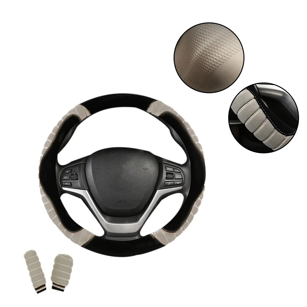 3pcs Set 15" Plush Steering Wheel Cover Fluffy Cover with Handbrake Cover Gear Shift Cover Car Interior Accessories
3pcs Set 15" Plush Steering Wheel Cover Fluffy Cover with Handbrake Cover Gear Shift Cover Car Interior Accessories