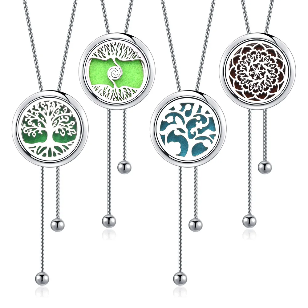 Aromatherapy Necklace Diffuser Pendant Locket Adjustable Snake Chain Long Tassel Perfume Essential Oils Necklace Aromatherapy
Aromatherapy Necklace Diffuser Pendant Locket Adjustable Snake Chain Long Tassel Perfume Essential Oils Necklace Aromatherapy