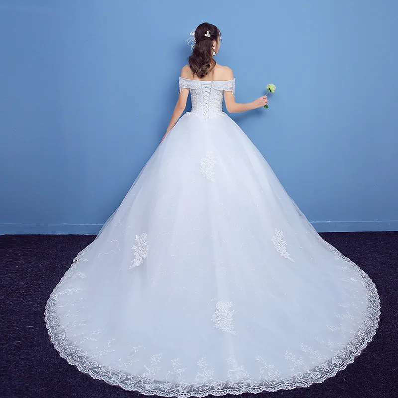 New arrival white lace 2019 ball gown wedding dress off the shoulder beaded formal bridal gowns v neck real picture wedding gown
New arrival white lace 2019 ball gown wedding dress off the shoulder beaded formal bridal gowns v neck real picture wedding gown