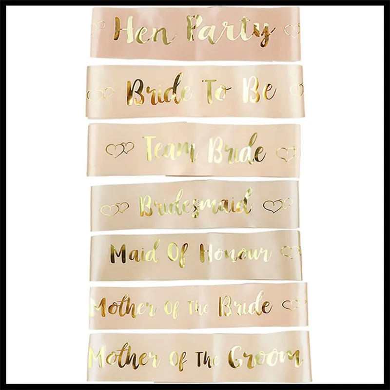 Wedding Decoration Rose Gold Bride To Be Sash Mariage Team Bride Bridal Shower Hen Bachelorette Party Decoration Wedding Supplie
Wedding Decoration Rose Gold Bride To Be Sash Mariage Team Bride Bridal Shower Hen Bachelorette Party Decoration Wedding Supplie