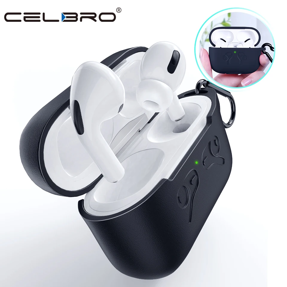 Чехол для Apple AirPods Pro 2019 беспроводной Bluetooth футляр наушников тонкий силиконовый Air
