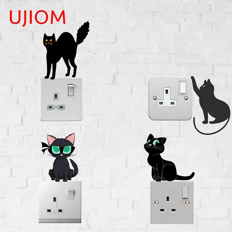 UJIOM Lovely Black Cat Wall Stickers Home Decoration Living Room Decor Moisture Proof Home Office Room Decor Decals Wallpaper
UJIOM Lovely Black Cat Wall Stickers Home Decoration Living Room Decor Moisture Proof Home Office Room Decor Decals Wallpaper