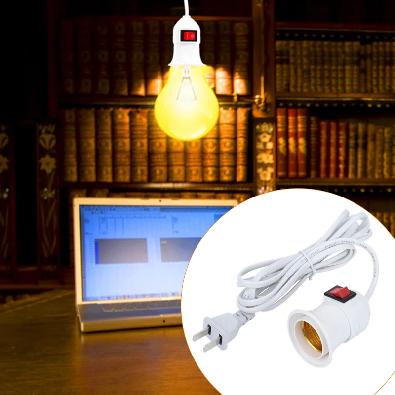 Universal Bulb Holder E27 with Switch LED Light Decoration Cable Cord Plug Lamp Holder Durable 230CM Home Modern Light Holder
Universal Bulb Holder E27 with Switch LED Light Decoration Cable Cord Plug Lamp Holder Durable 230CM Home Modern Light Holder