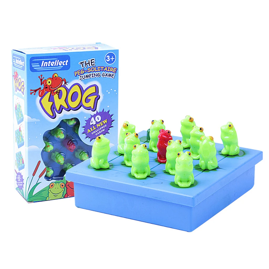 MagiDeal Brand New Plastic Frog The Peg Solitaire Jumping Board Game Children Intellect Chess Toys Game Kids Gift 3+ 11x11x5cm
MagiDeal Brand New Plastic Frog The Peg Solitaire Jumping Board Game Children Intellect Chess Toys Game Kids Gift 3+ 11x11x5cm