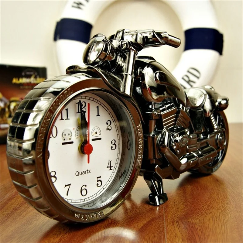 Creative retro motorcycle modeling seat clock battery version car decoration children's alarm clock home decoration
Creative retro motorcycle modeling seat clock battery version car decoration children's alarm clock home decoration