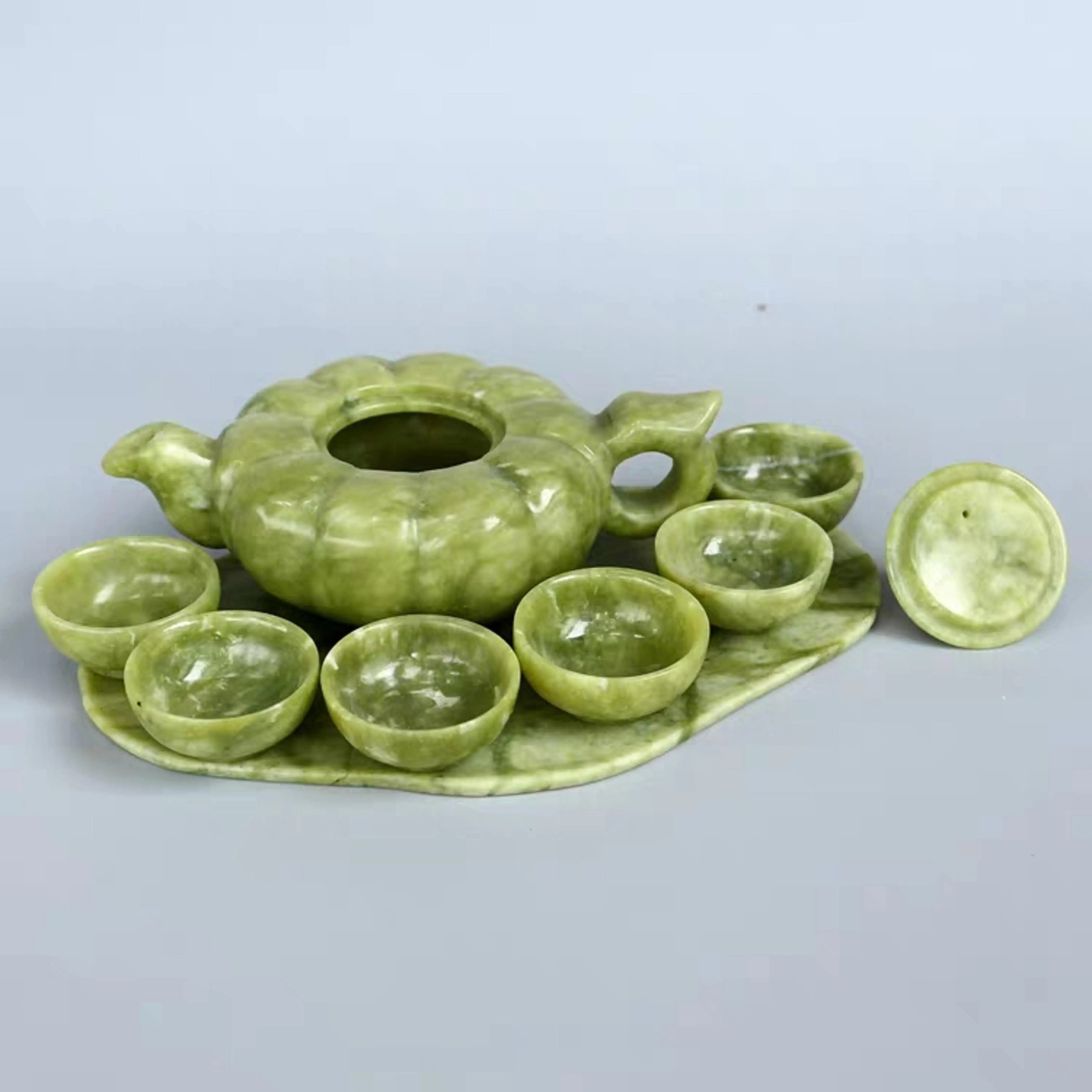 Lantian jade real nature crystal power energy Tea play tea pot teapot; teakettle tea cup Vintage antique Chinese collection Acti
Lantian jade real nature crystal power energy Tea play tea pot teapot; teakettle tea cup Vintage antique Chinese collection Acti