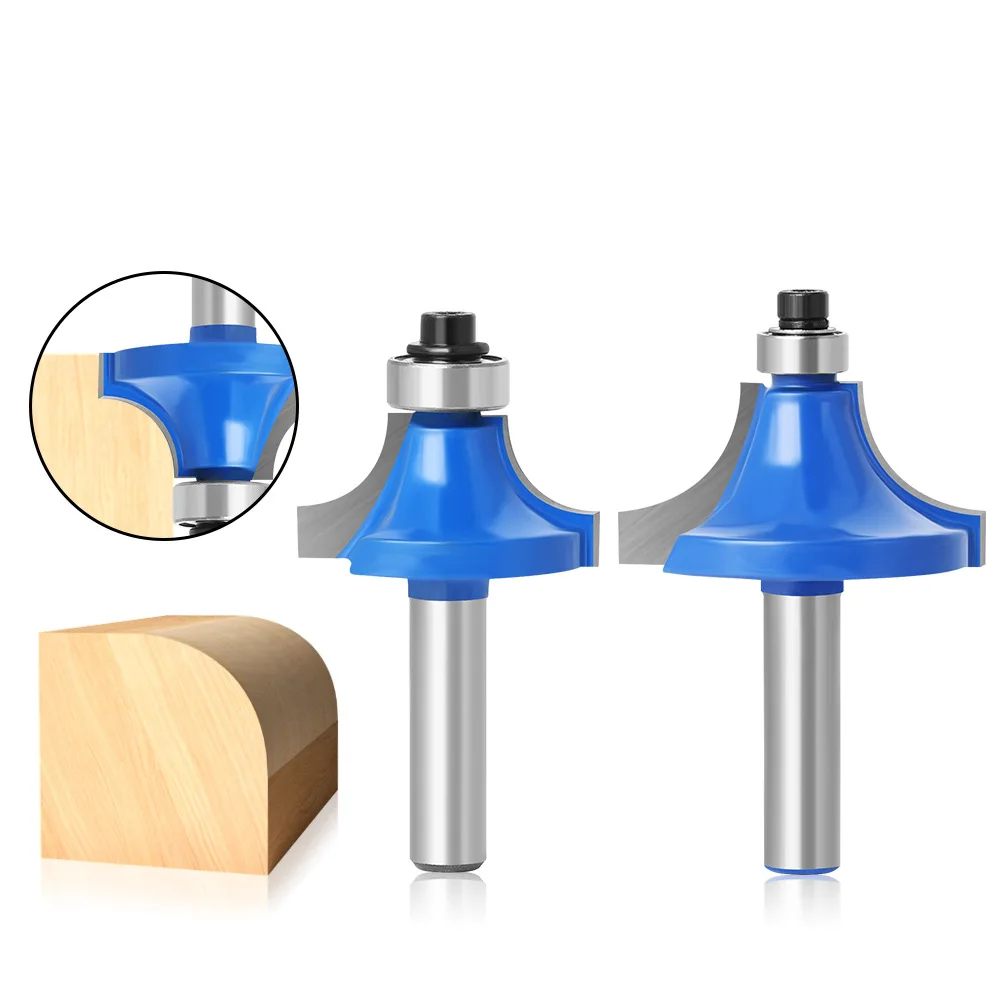 8mm Shank Round Over Router Bits Set with Top Bearing 2-Size Diameter-31.75&38mm Wood Edge Trimming Milling Cutters Cove Bits
8mm Shank Round Over Router Bits Set with Top Bearing 2-Size Diameter-31.75&38mm Wood Edge Trimming Milling Cutters Cove Bits