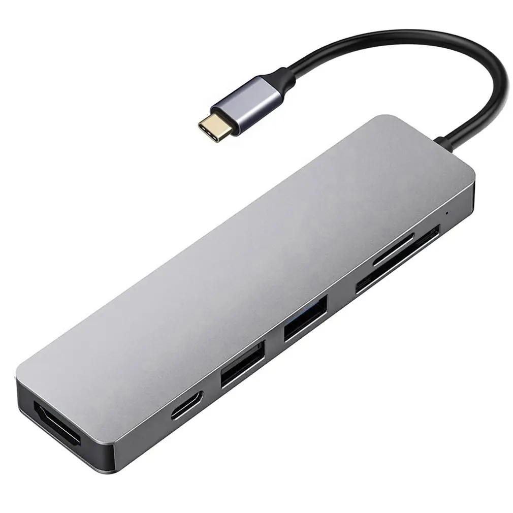 7 In 1 Hub Adapter Docking Station 4K USB C Dongle To TF HDTV HDMI-compatible USB2.0 USB3.0 Multiport Adapter For Laptop Phone
7 In 1 Hub Adapter Docking Station 4K USB C Dongle To TF HDTV HDMI-compatible USB2.0 USB3.0 Multiport Adapter For Laptop Phone