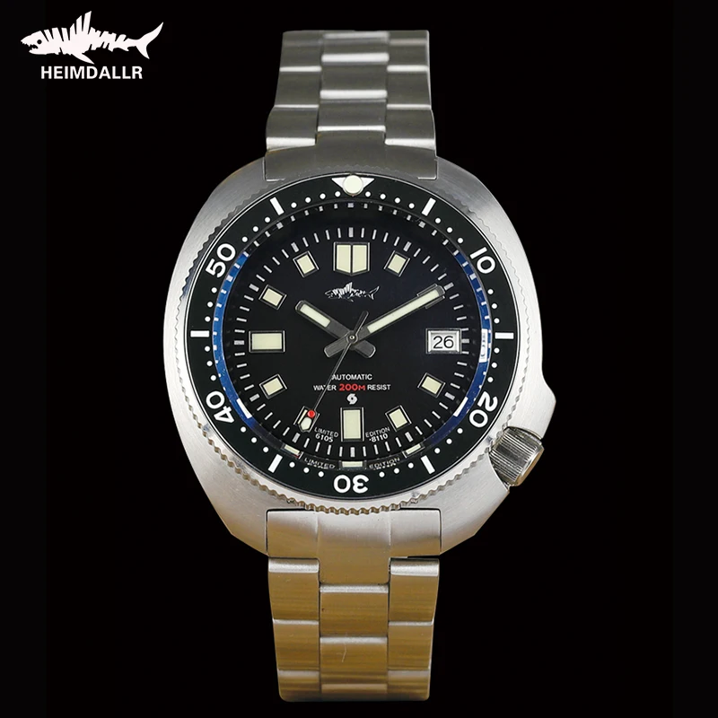 HEIMDALLR 2020 Hot Sale Mechanical Watch Men NH35 Automatic Watch Sapphire Crystal Diver Watches 200m C3 Luminous Men Wristwatch
HEIMDALLR 2020 Hot Sale Mechanical Watch Men NH35 Automatic Watch Sapphire Crystal Diver Watches 200m C3 Luminous Men Wristwatch