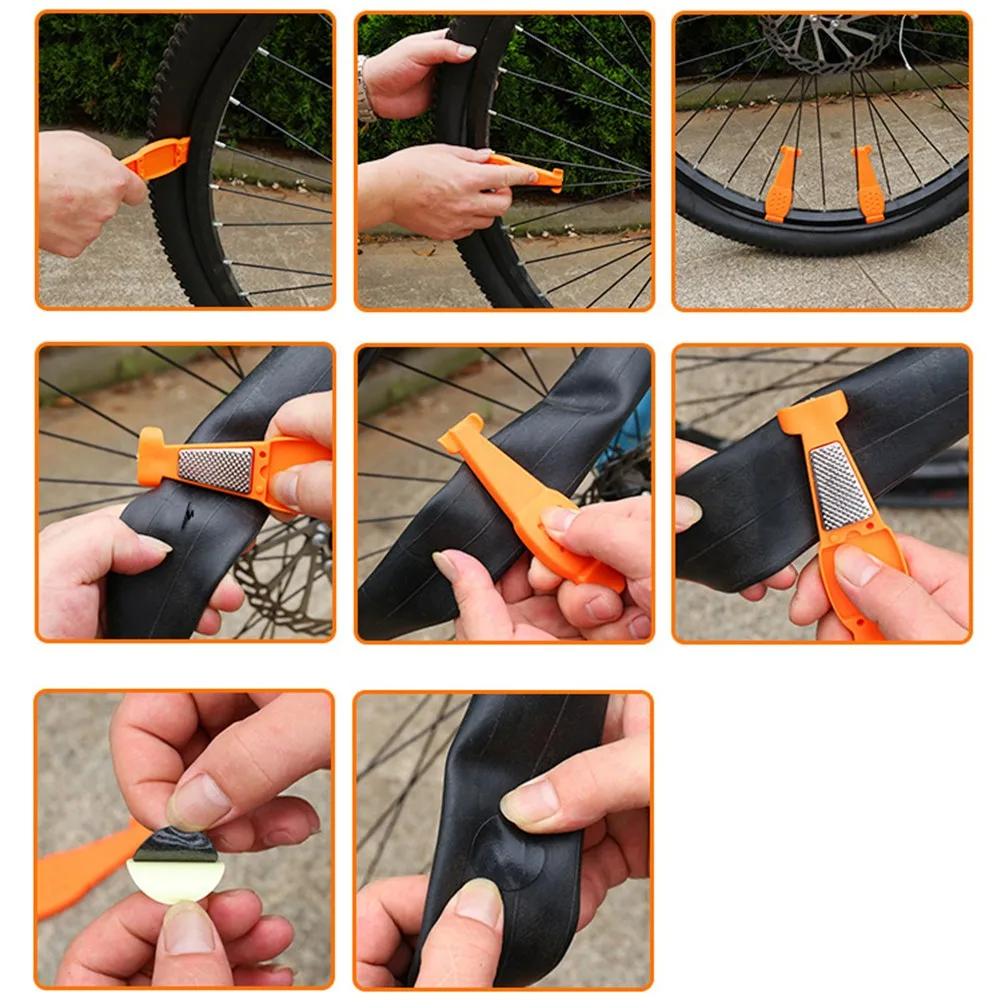 Mountain Bike Tire Lever Ultralight Bicycle Wheel Repair Tool Kit MTB Road Bike Tyre Spoon With Tire Patch Cycling Accessories
Mountain Bike Tire Lever Ultralight Bicycle Wheel Repair Tool Kit MTB Road Bike Tyre Spoon With Tire Patch Cycling Accessories
