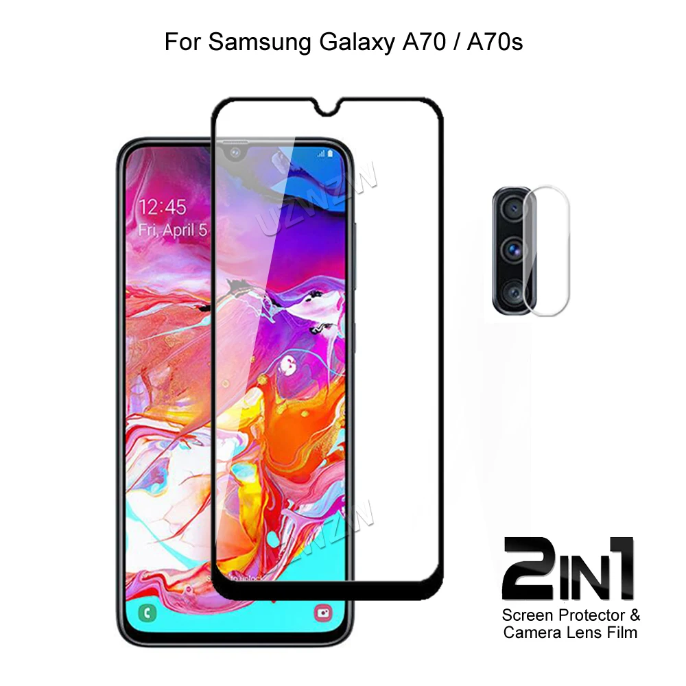 For Samsung Galaxy A70 A70s Camera Lens Protecting Film & Full Coverage Protective Tempered Glass Phone Screen Protector
For Samsung Galaxy A70 A70s Camera Lens Protecting Film & Full Coverage Protective Tempered Glass Phone Screen Protector