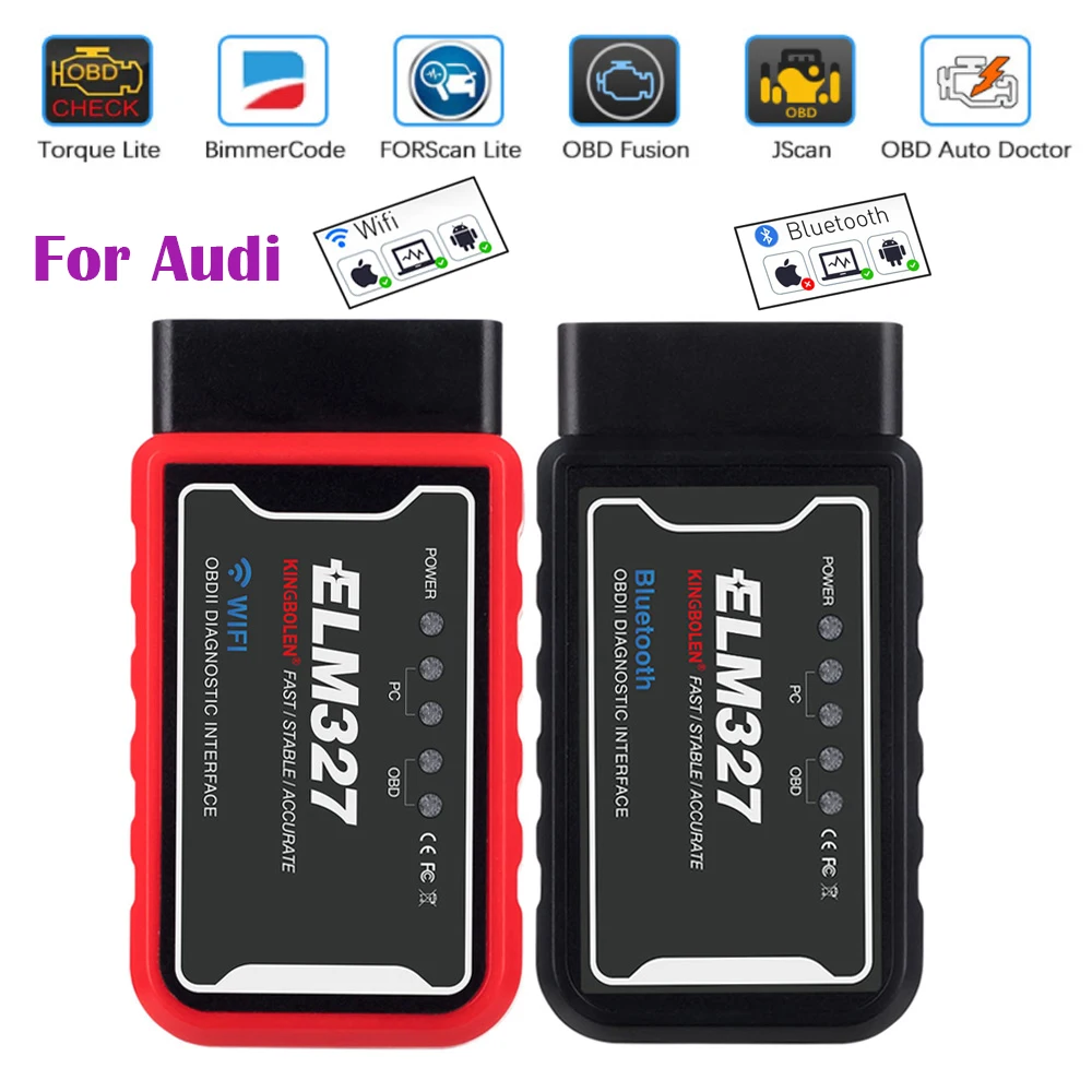 V1.5 WIFI Scanner Car Diagnostic Tools For Audi A6 A5 A7 A4 A3 A1 RS5 S3 S4 S5 S6 Q2 Q5 Q7 Audi ELM327 OBD2 Bluetooth Scanner
V1.5 WIFI Scanner Car Diagnostic Tools For Audi A6 A5 A7 A4 A3 A1 RS5 S3 S4 S5 S6 Q2 Q5 Q7 Audi ELM327 OBD2 Bluetooth Scanner