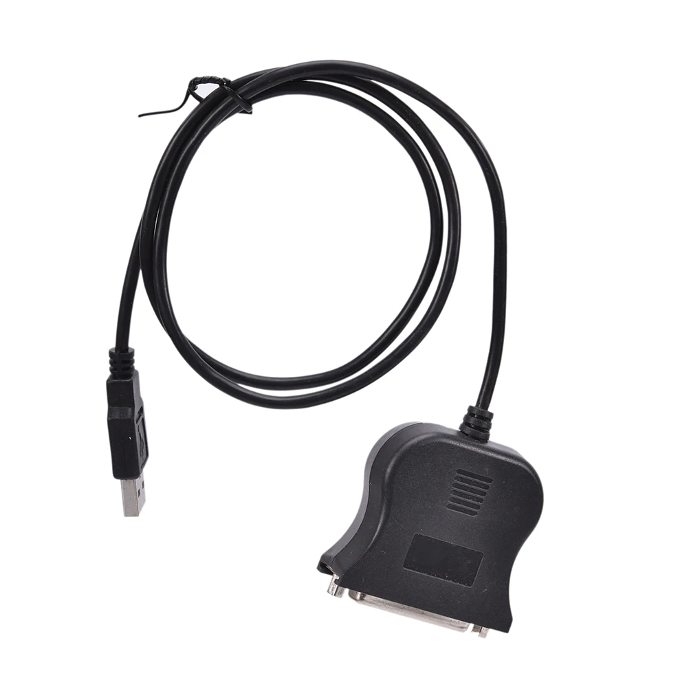 Black USB 1.1 To DB25 Female Port Print Converter Cable LPT Bi-directional Parallel Interface Adapter Cable 25Pin Printer Cable
Black USB 1.1 To DB25 Female Port Print Converter Cable LPT Bi-directional Parallel Interface Adapter Cable 25Pin Printer Cable