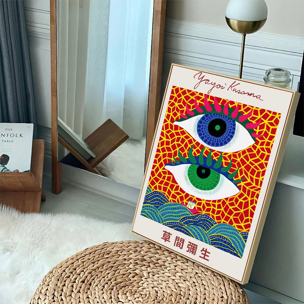 Japanese Style Wave Dot Art Poster Picture Mushroom Eye Abstract Canvas Painting For Living Room Decorative Paintings Home Decor
Japanese Style Wave Dot Art Poster Picture Mushroom Eye Abstract Canvas Painting For Living Room Decorative Paintings Home Decor
