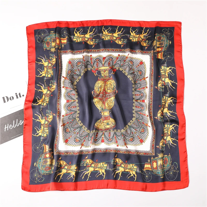 Fashion Women Silk Scarf Square Foulard Lady Neck Hair Scarves Office Bandana Small Shawls Wraps Print Neckerchief
Fashion Women Silk Scarf Square Foulard Lady Neck Hair Scarves Office Bandana Small Shawls Wraps Print Neckerchief