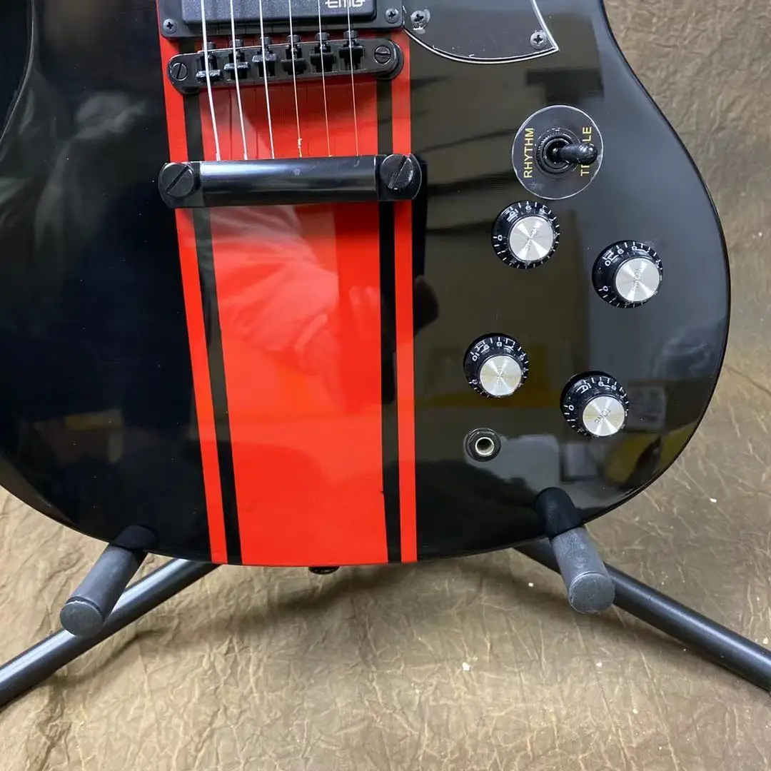 SG Electric Guitar G400 Rosewood Fingerboard Mahogany Body Black Hardware Free Shipping High Quality Guitarar
SG Electric Guitar G400 Rosewood Fingerboard Mahogany Body Black Hardware Free Shipping High Quality Guitarar