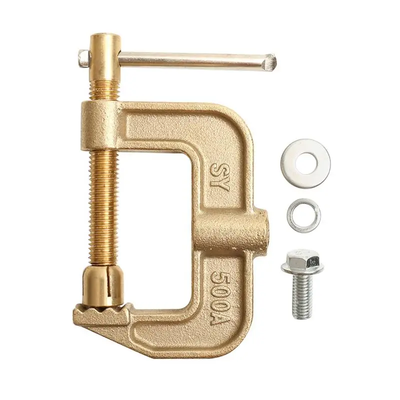 G Shape Welding Ground Clamp 500A Brass Grounding Welder Rods Lever Earth Clamp for Electric Welding Machine
G Shape Welding Ground Clamp 500A Brass Grounding Welder Rods Lever Earth Clamp for Electric Welding Machine