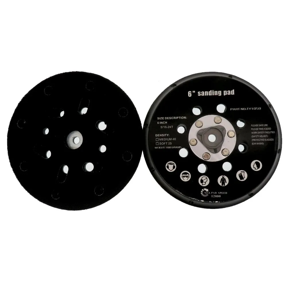 6 Inch 17-Hole 150mm Sanding Pad Backing Pads With Heat Emission Holes Car Accessories Maintenance Tool Polishing Disc
6 Inch 17-Hole 150mm Sanding Pad Backing Pads With Heat Emission Holes Car Accessories Maintenance Tool Polishing Disc