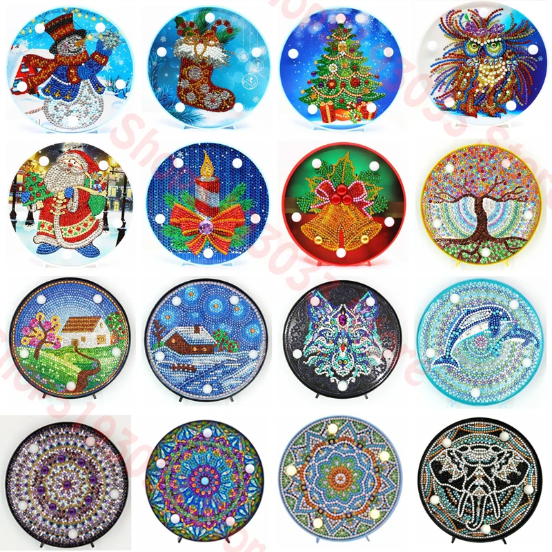LED Decoration Light Christmas Gift DIY Full Drill Diamond Painting Light Bedroom Night Lamp Home Desk Decorative Animal Night
LED Decoration Light Christmas Gift DIY Full Drill Diamond Painting Light Bedroom Night Lamp Home Desk Decorative Animal Night