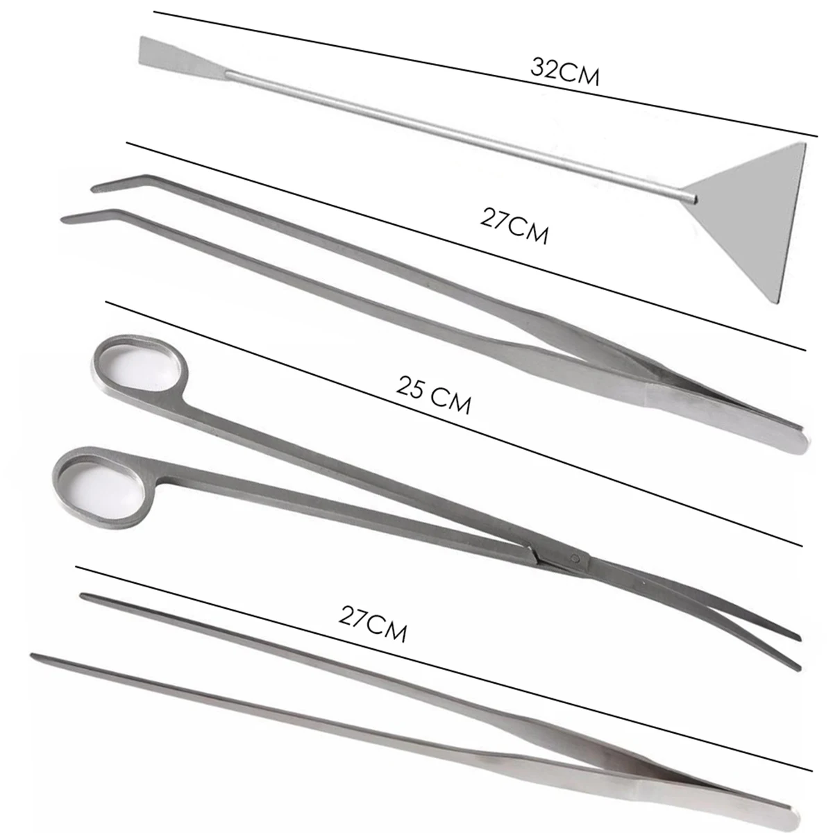 4pcs/lot Stainless Steel Aquarium Plant Cleaning Tools Scissors Tweezers Algae Scraper for Water PlantAquarium Plant Tools
4pcs/lot Stainless Steel Aquarium Plant Cleaning Tools Scissors Tweezers Algae Scraper for Water PlantAquarium Plant Tools