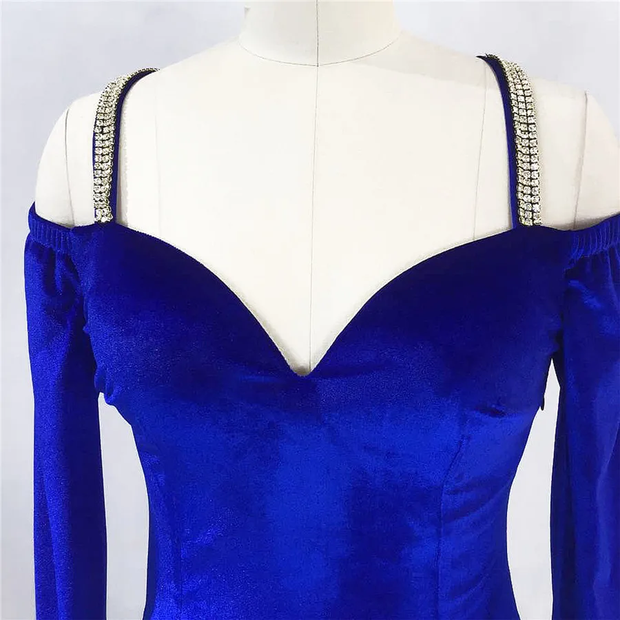 Royal Blue Evening Dress It's Yiiya DX363 Boat Neck Velour Plus Size Women Party Dresses Long Sleeve Mermaid Robe De Soiree
Royal Blue Evening Dress It's Yiiya DX363 Boat Neck Velour Plus Size Women Party Dresses Long Sleeve Mermaid Robe De Soiree