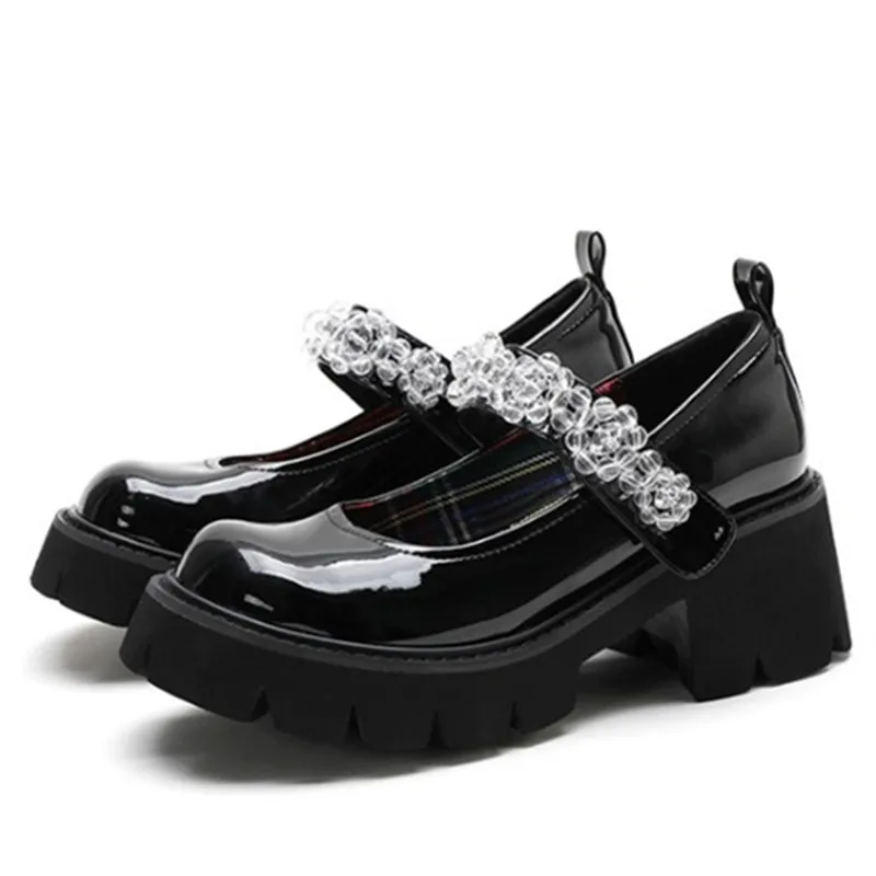 Black Mary Jane Women Pumps 6CM Chunky High Heels Ladies Thick Sole Platform Shoes Woman Zapatos Mujer Valentine Shoes Creepers
Black Mary Jane Women Pumps 6CM Chunky High Heels Ladies Thick Sole Platform Shoes Woman Zapatos Mujer Valentine Shoes Creepers
