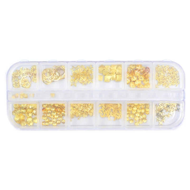 12Grids/Box Mixed Glitter Metal Nail Art Decoration Epoxy Resin Filling Material X7YA
12Grids/Box Mixed Glitter Metal Nail Art Decoration Epoxy Resin Filling Material X7YA