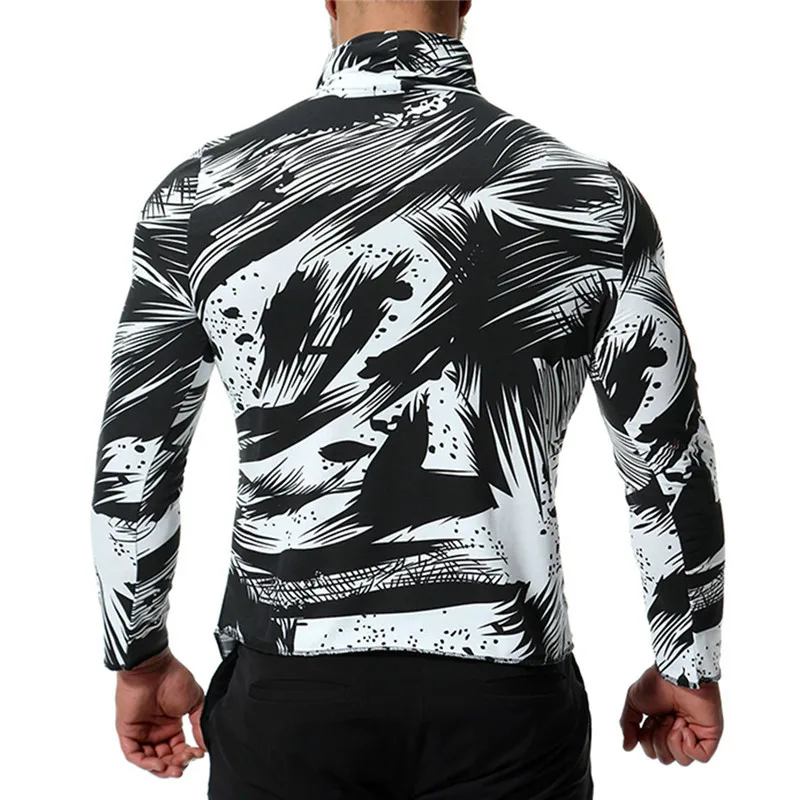 IceeLion 2021 Autumn Print T shirt Men Long Sleeve Fitness Turtleneck T-shirt Fashion Solid Streetwear Men's Slim Fit Thin Shirt
IceeLion 2021 Autumn Print T shirt Men Long Sleeve Fitness Turtleneck T-shirt Fashion Solid Streetwear Men's Slim Fit Thin Shirt