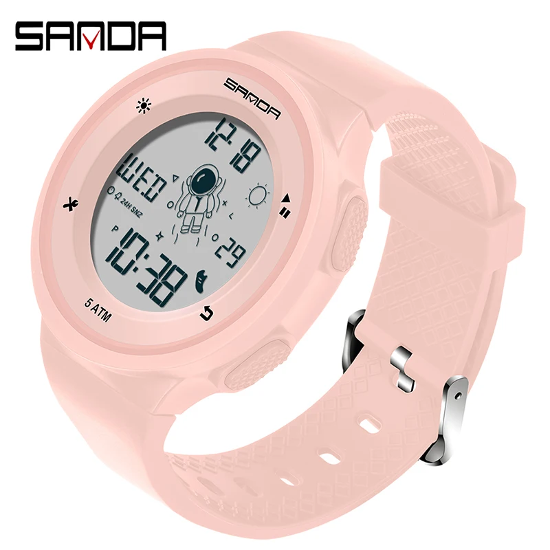 SANDA Womens Fashion Cherry Blossom Pink Luminous Clock 2022 Women New Multifunctional 50M Waterproof Electronic Watches 2121
SANDA Womens Fashion Cherry Blossom Pink Luminous Clock 2022 Women New Multifunctional 50M Waterproof Electronic Watches 2121