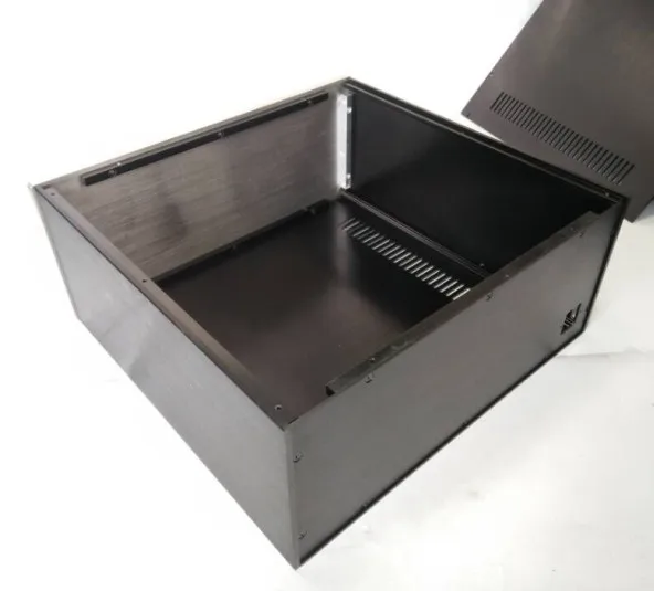 Size W430 H180 L410 All aluminum power amplifier chassis DIY Case 4318 DAC Amplifier Case Aluminum Chassis Power Supply DIY Cas 
Size W430 H180 L410 All aluminum power amplifier chassis DIY Case 4318 DAC Amplifier Case Aluminum Chassis Power Supply DIY Cas