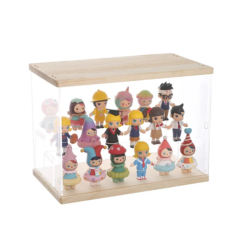 Transparent acrylic blind box storage box hand-made matt display stand desktop dustproof doll storage box
Transparent acrylic blind box storage box hand-made matt display stand desktop dustproof doll storage box