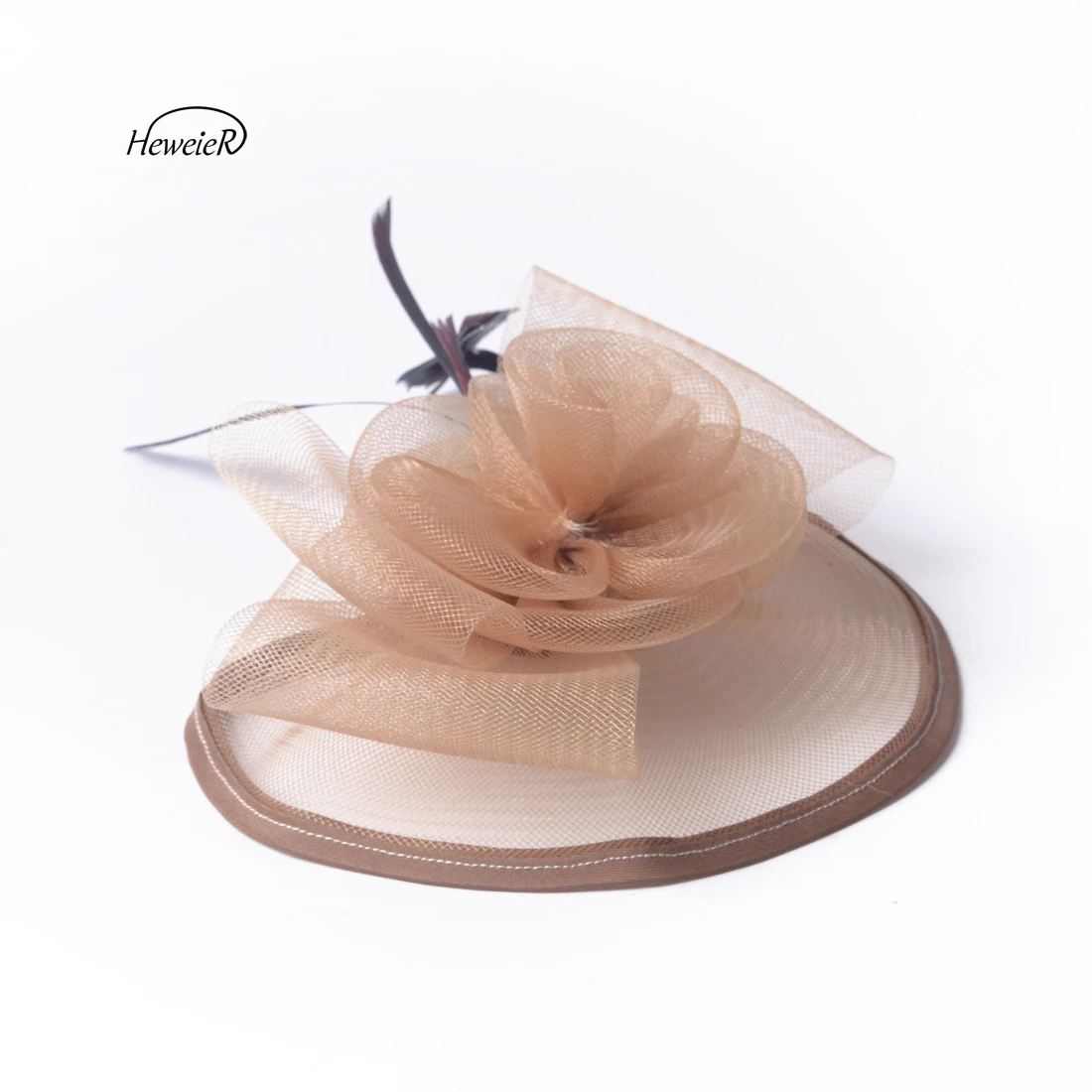 Handmade Fascinator Hats Netting Hair Clip Bridal Women Hairpieces Party Accessories