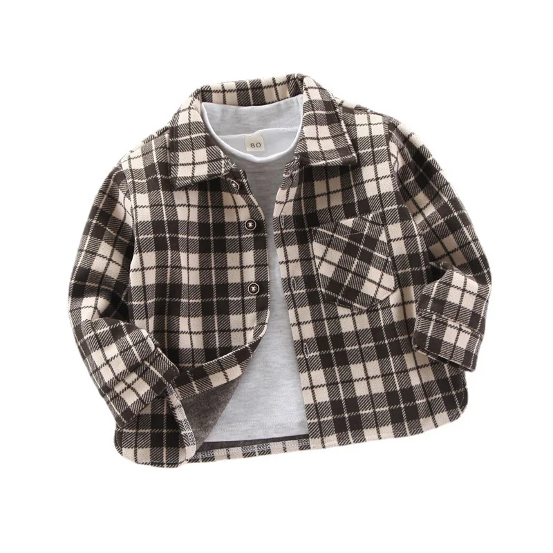 New Autumn Winter Baby Girl Clothes Fashion Plaid Thick Kid Jacket Toddler Casual Boy Costume Infant Clothing Children Outerwear
New Autumn Winter Baby Girl Clothes Fashion Plaid Thick Kid Jacket Toddler Casual Boy Costume Infant Clothing Children Outerwear
