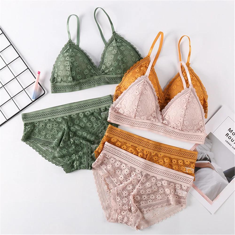 DAILOU Women's Underwear Bras Lace Bra Briefs Set Sexy LIngerie Girls Backless Bralette Sensual Panties Intimates 2 Pieces Set
DAILOU Women's Underwear Bras Lace Bra Briefs Set Sexy LIngerie Girls Backless Bralette Sensual Panties Intimates 2 Pieces Set