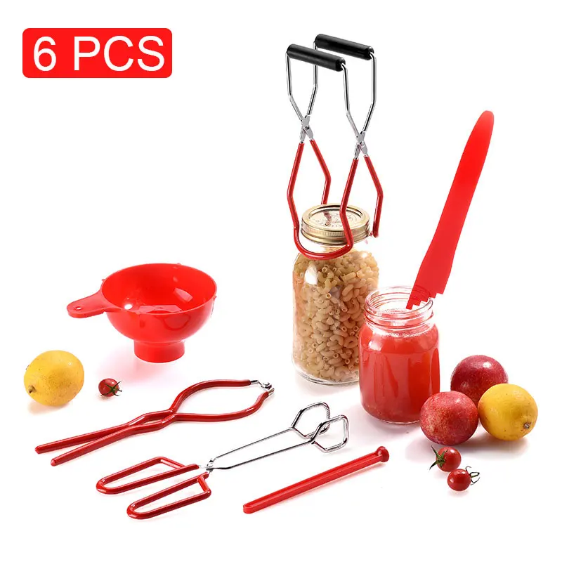 6PCS Cooking Tools Jam Making Tool 6 Piece Can Opener Set Non-slip Tin Lifting Pliers Measurer Funnel Screw Cap Kitchen Tools
6PCS Cooking Tools Jam Making Tool 6 Piece Can Opener Set Non-slip Tin Lifting Pliers Measurer Funnel Screw Cap Kitchen Tools