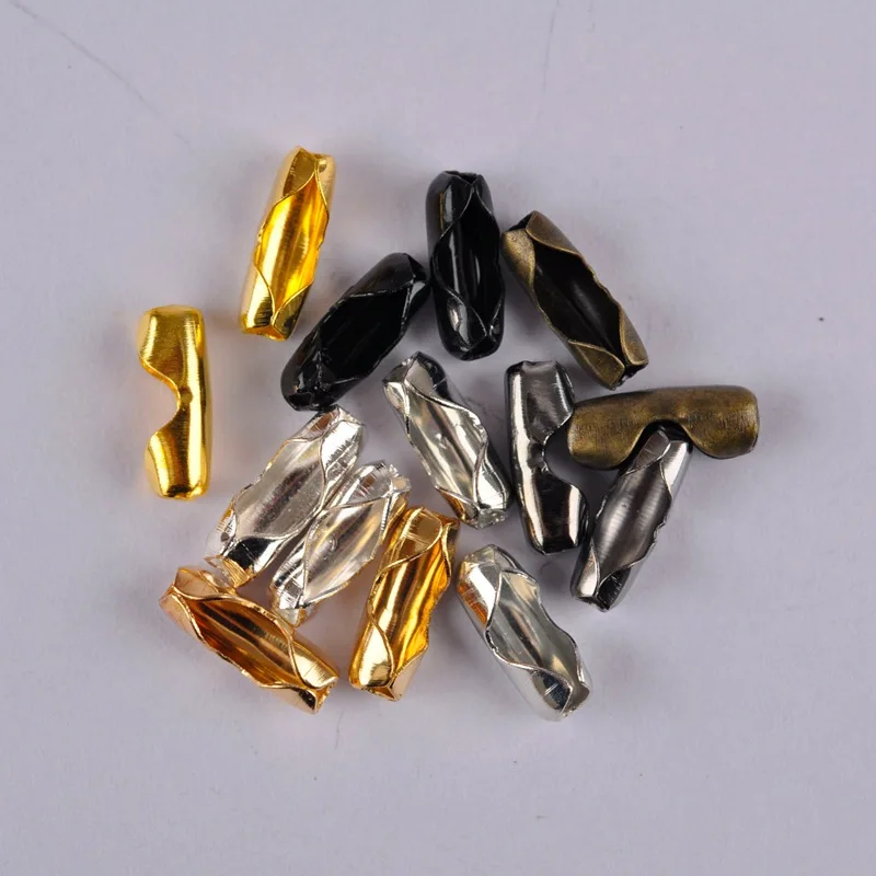 2000pcs Buckle for 1.5mm 2.4mm 3.2mm Ball Chain End Caps Chain Clasp Necklace Bracelet Connectors
2000pcs Buckle for 1.5mm 2.4mm 3.2mm Ball Chain End Caps Chain Clasp Necklace Bracelet Connectors