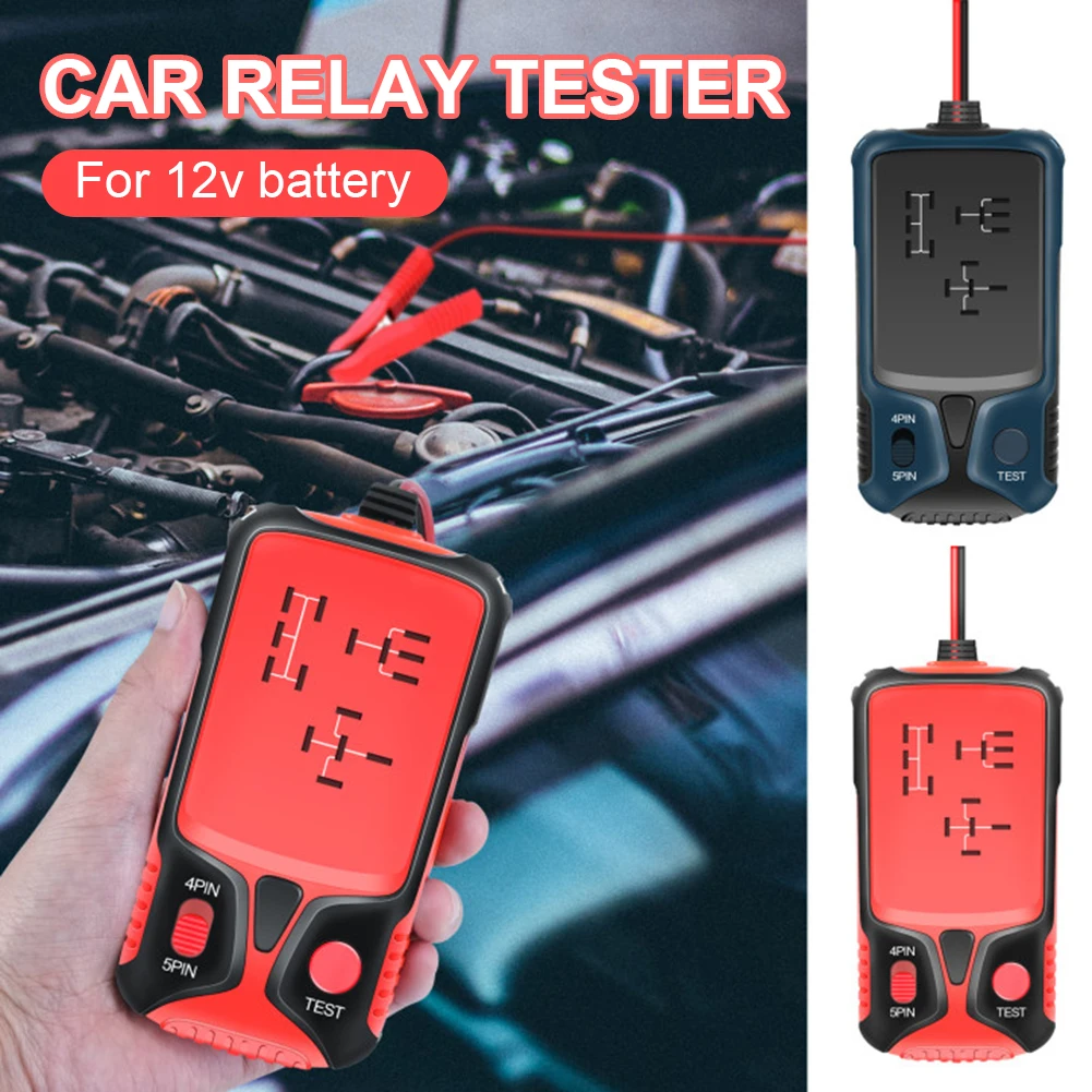 Automotive Relay Tester 12V Car Relay Tester Electronic Voltage Tester 4 Pin 5 Pin Universal For Cars Auto Battery Checker
Automotive Relay Tester 12V Car Relay Tester Electronic Voltage Tester 4 Pin 5 Pin Universal For Cars Auto Battery Checker