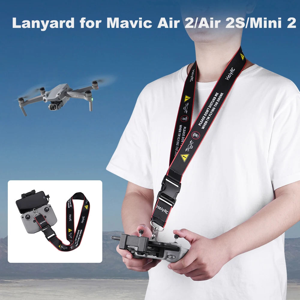 

for DJI Mavic 3/Air 2/2S/Mini 2/MINI 3 PRO Drones Remote Control Hook Holder Strap Neck Lanyard Strap Belt Mount Accessories